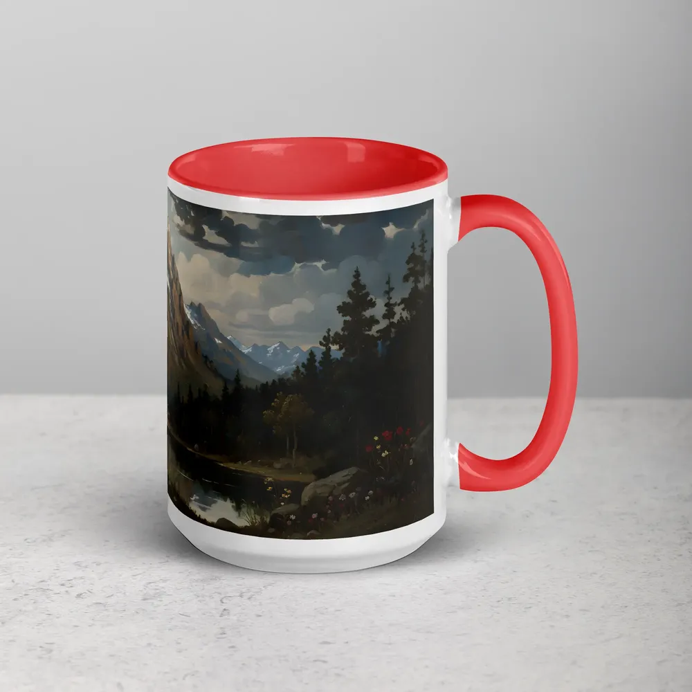 Alpine Reflection 
 Mug with Black inside | 15 oz