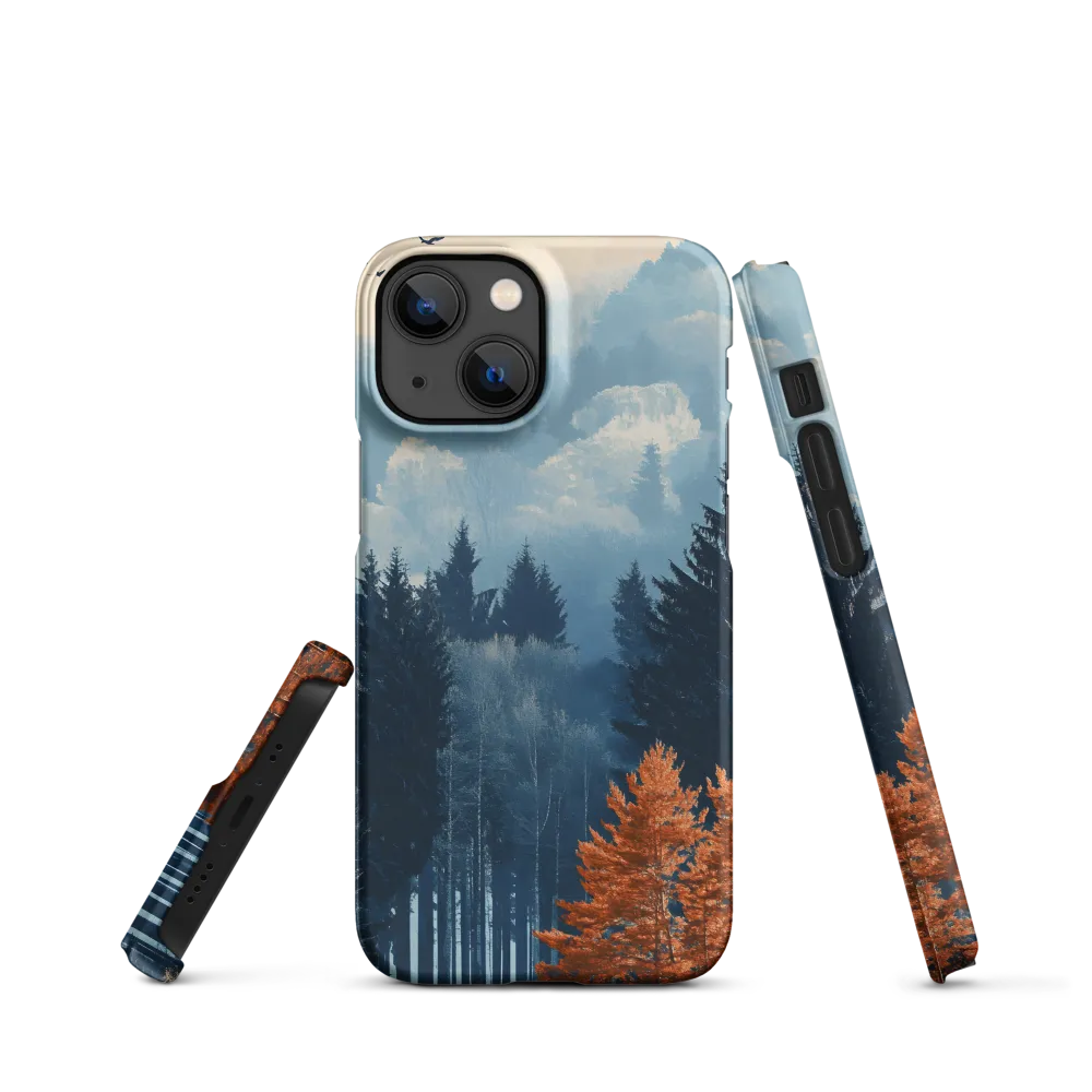Forest Landscape with Blue and Orange Colors | Phone Case