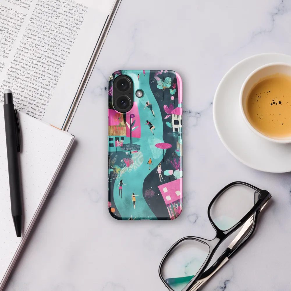 Whimsical Journey Through a Vibrant Landscape | Phone Case |  16 Pro Max | Tough Case | Matte