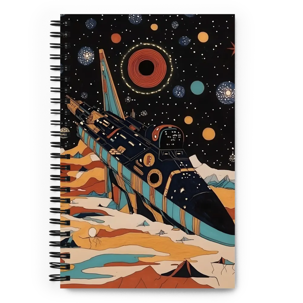 Landing on the Cosmic Shore 
 Spiral Notebook | 140 pages