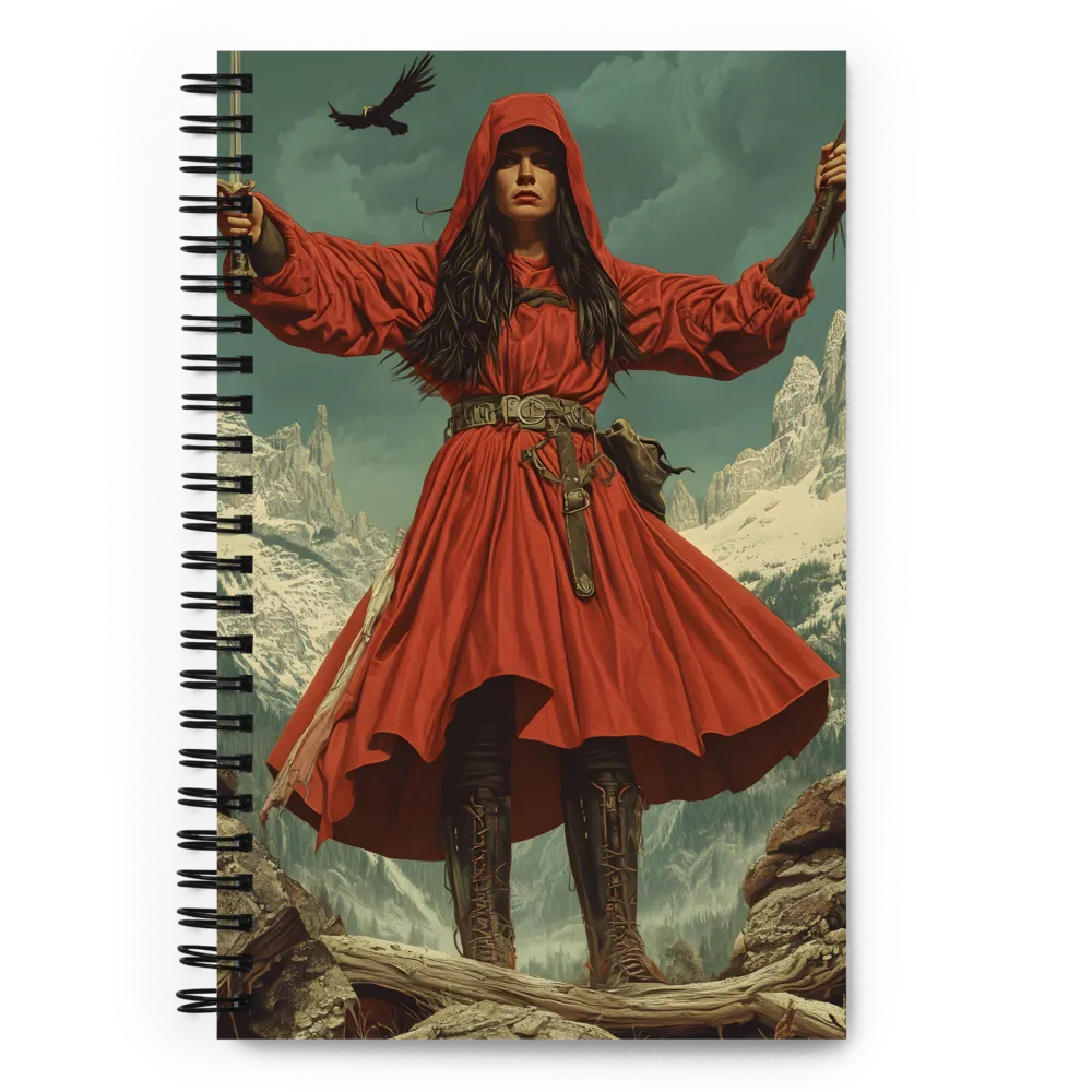 Mountain Warrior's Ascent 
 Spiral Notebook | 140 pages