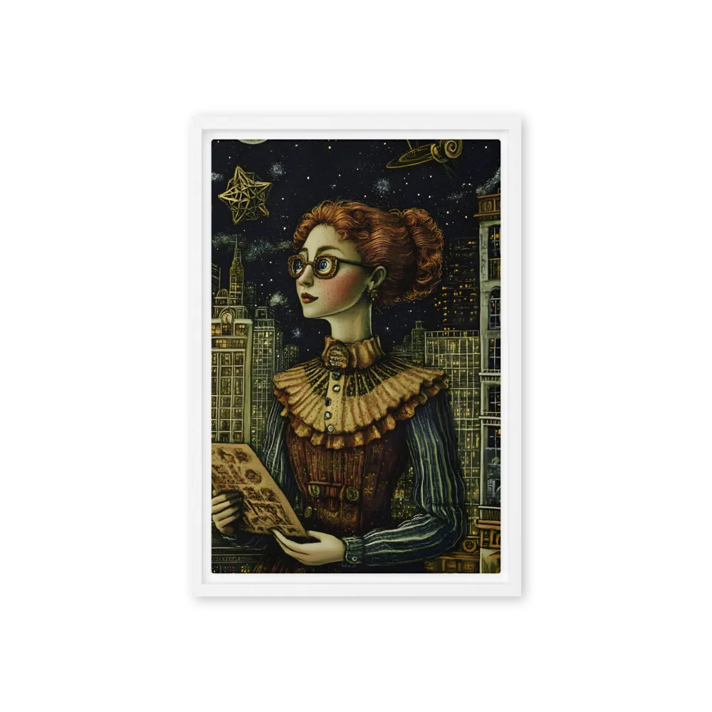Celestial Cartographer 
 Canvas | 18″x 26″