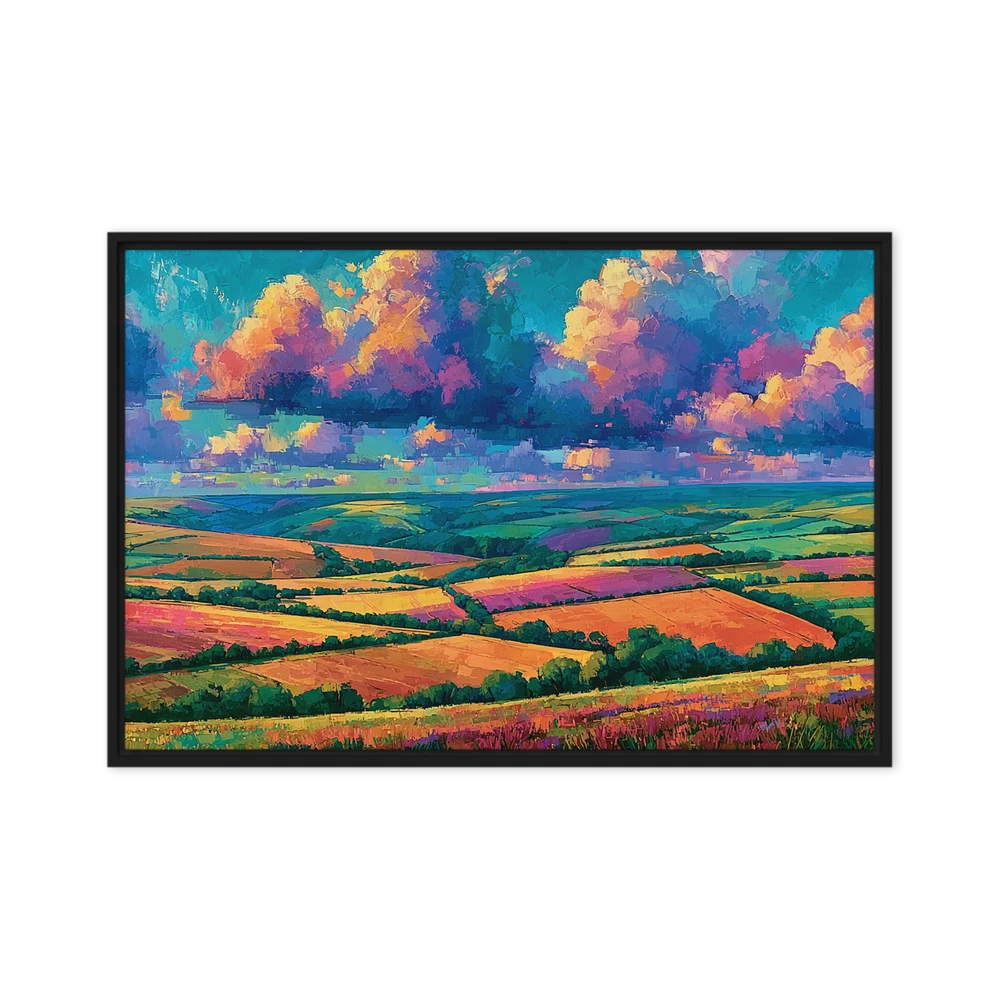Over the Rolling Fields | Art Print