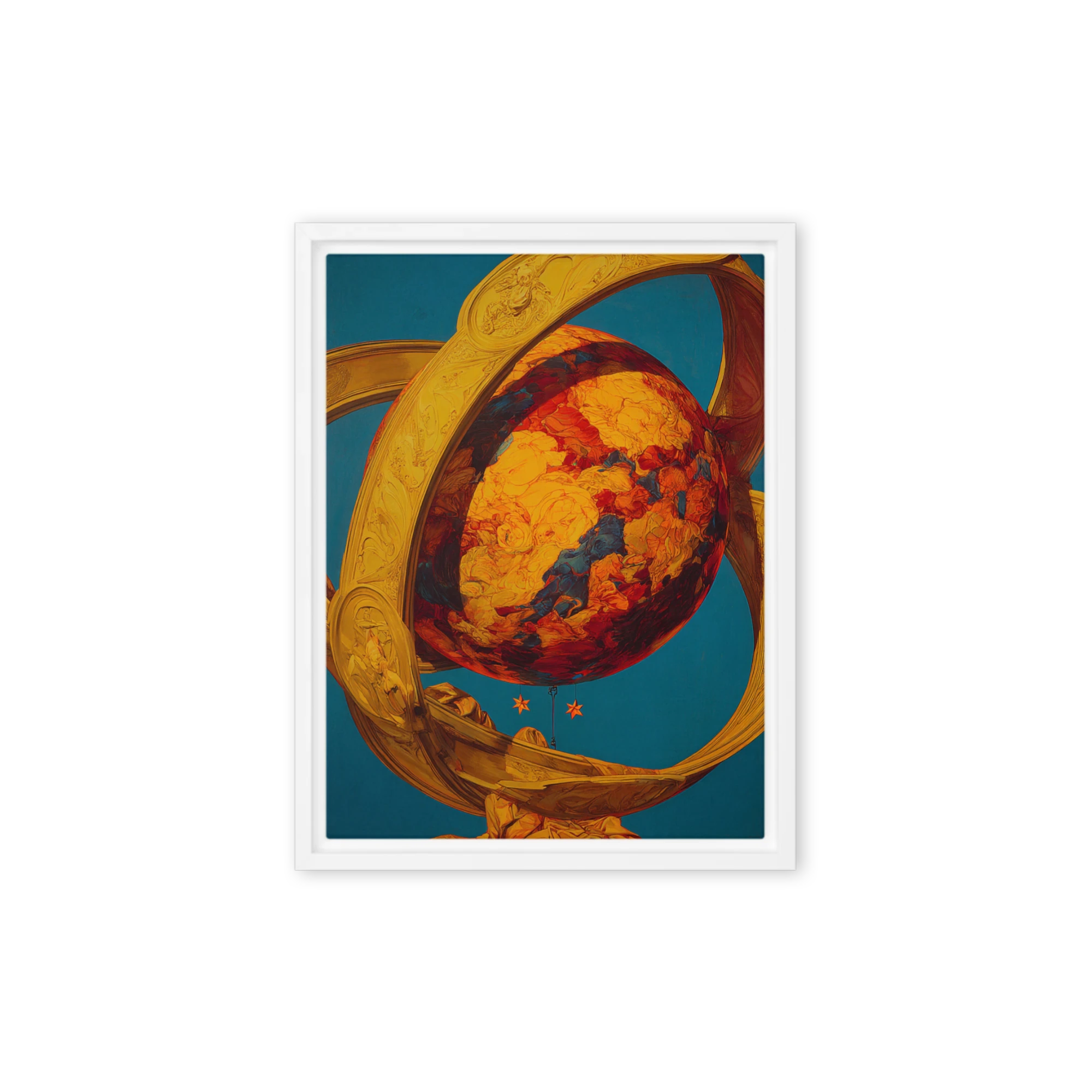 Celestial Armillary Globe | Art Print