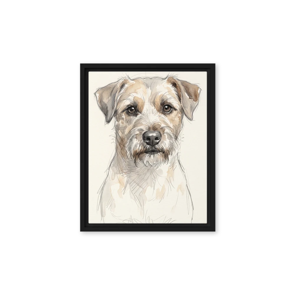 Pet Portrait — Sketch & Wash