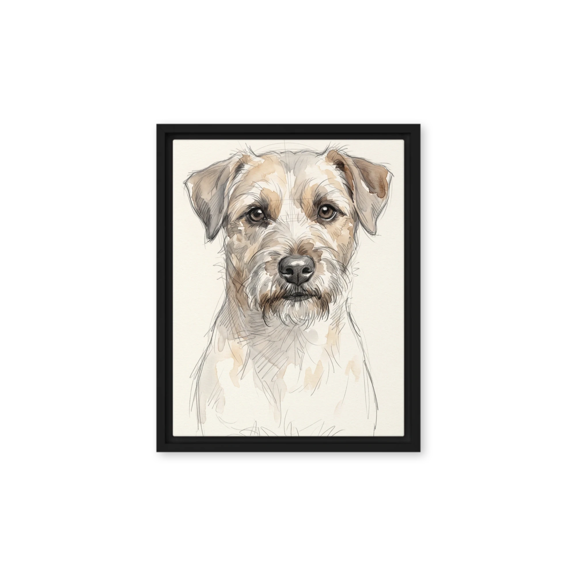 Pet Portrait — Sketch & Wash