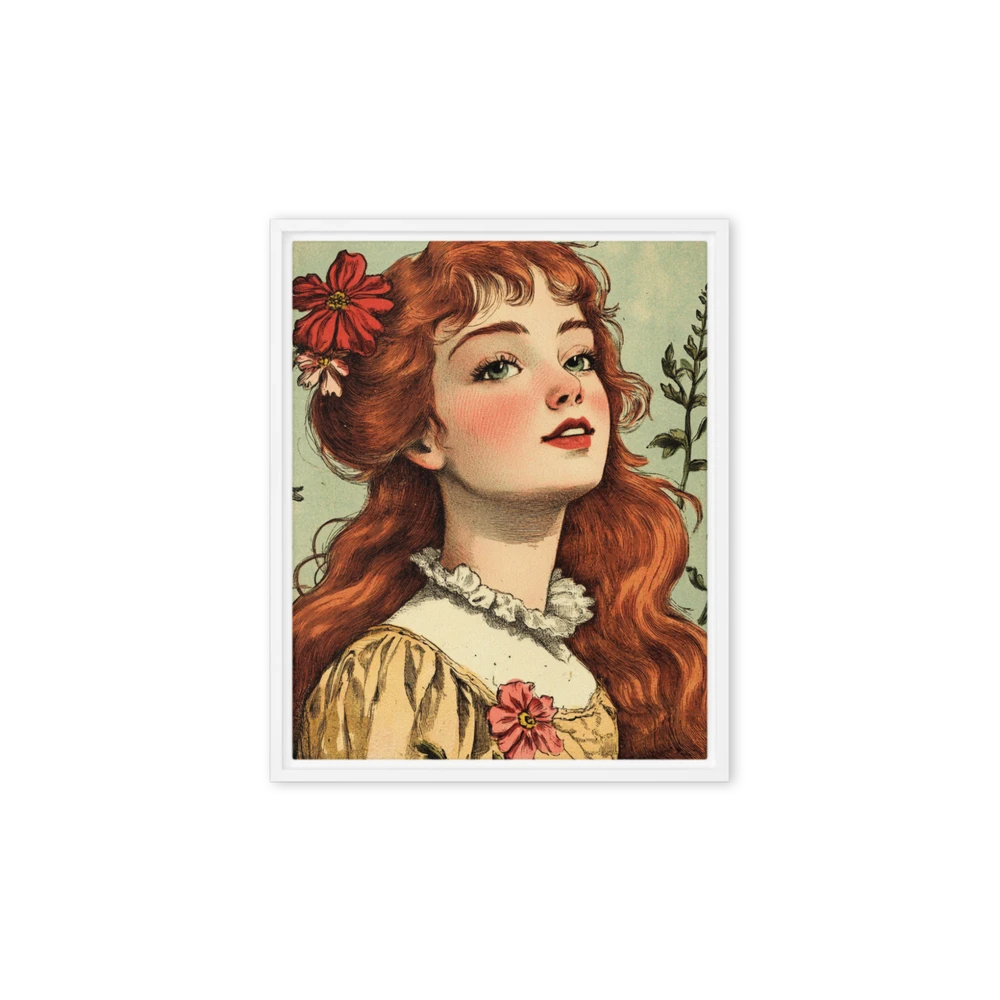 Art Nouveau Maiden | Art Print