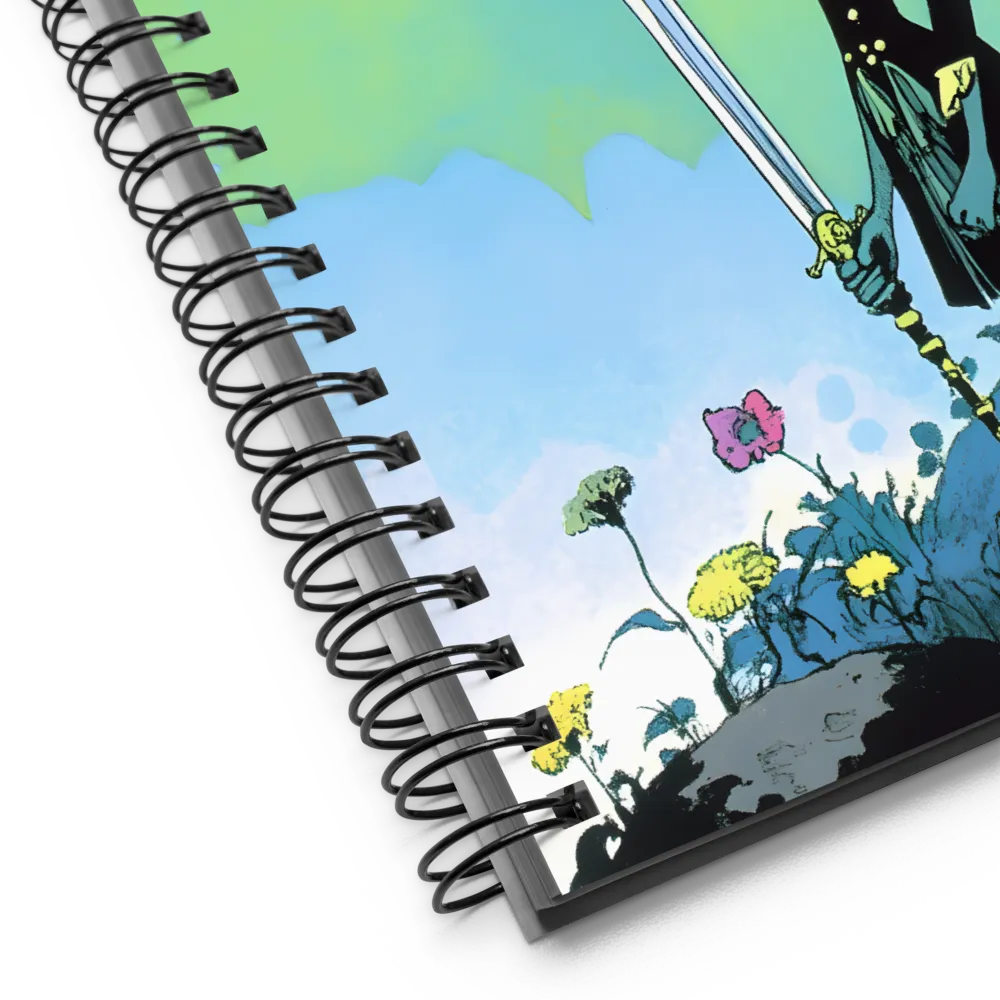 The Swordswoman's Garden 
 Spiral Notebook | 140 pages