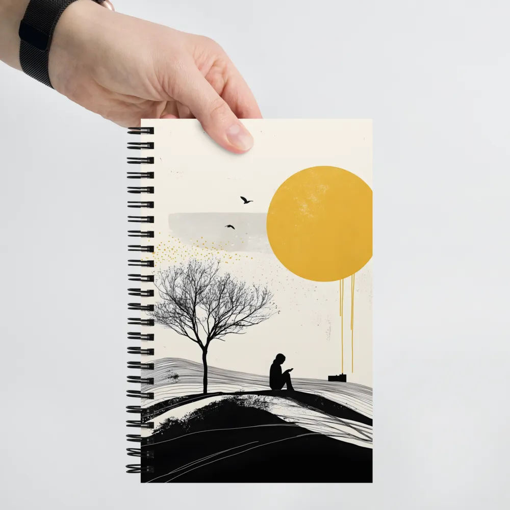 Contemplative Horizon 
 Spiral Notebook | 140 pages