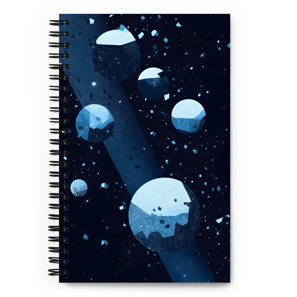 Cosmic Geometric Dance 
 Spiral Notebook | 140 pages