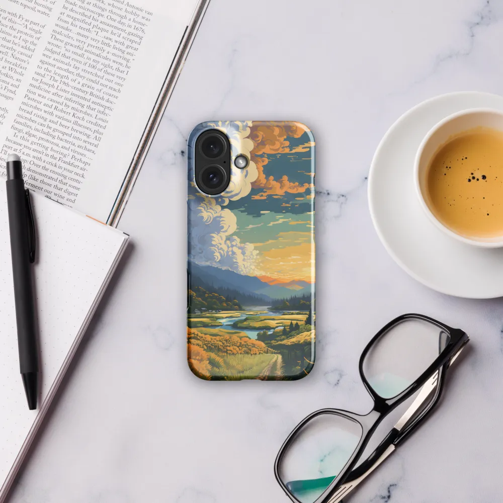 Golden Hour River Valley 
 iPhone 15 Pro | MagSafe® Tough Case
