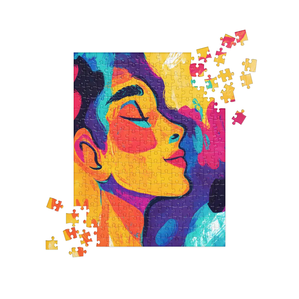 Emotive Brushstroke Profile 
 Jigsaw Puzzle in Tin Box