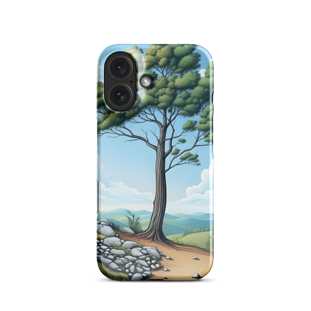 Lone Tree on a Hill 
 iPhone 15 Pro | MagSafe® Tough Case