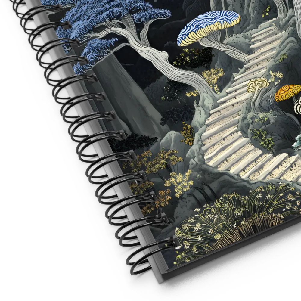 Enchanted Mushroom Forest 
 Spiral Notebook | 140 pages
