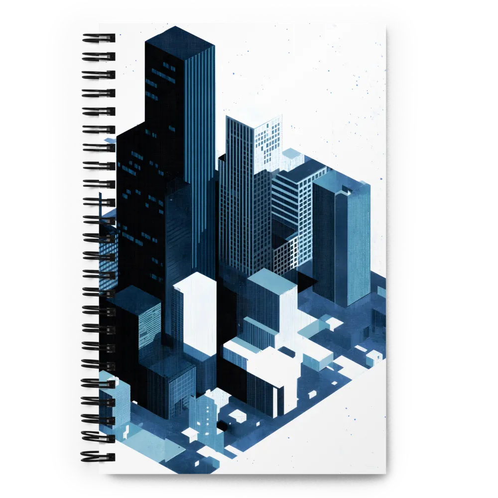 Abstract Urban Blocks 
 Spiral Notebook | 140 pages