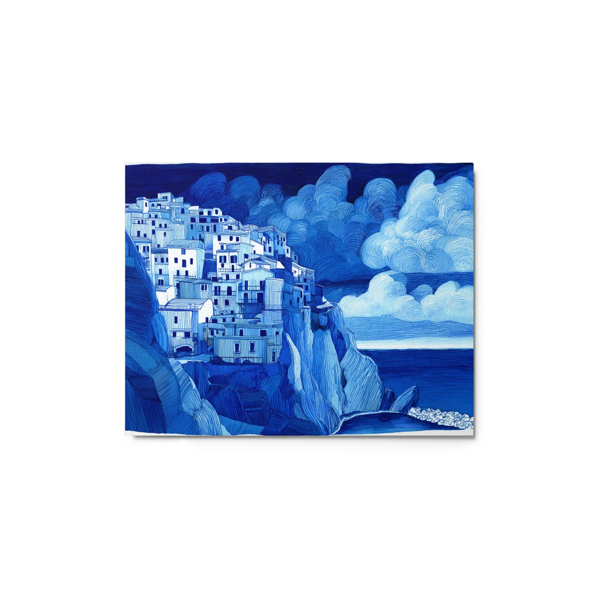 Blue Cliffside Village