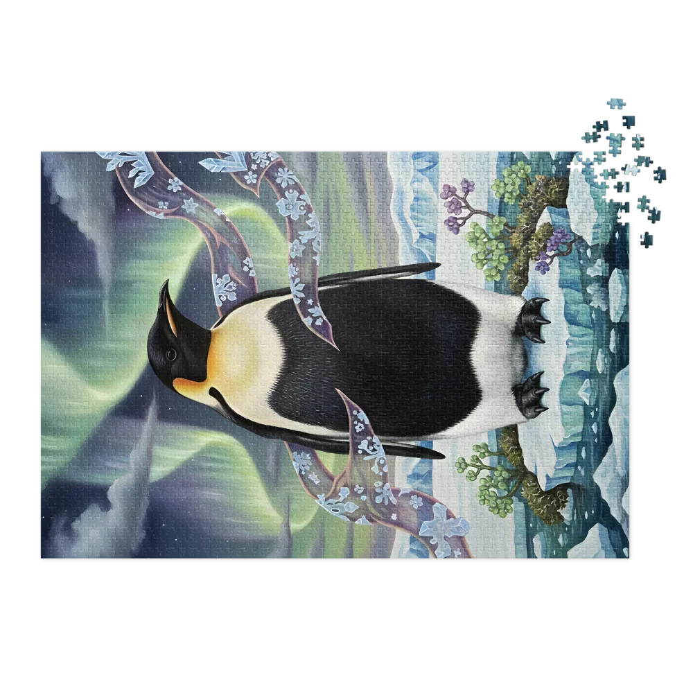 Emperor Under the Aurora | Jigsaw Puzzles