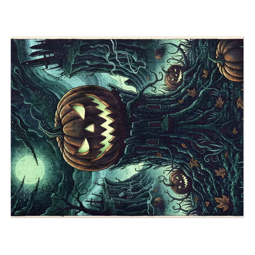 Moonlit Jack-o'-Lantern | Jigsaw Puzzles