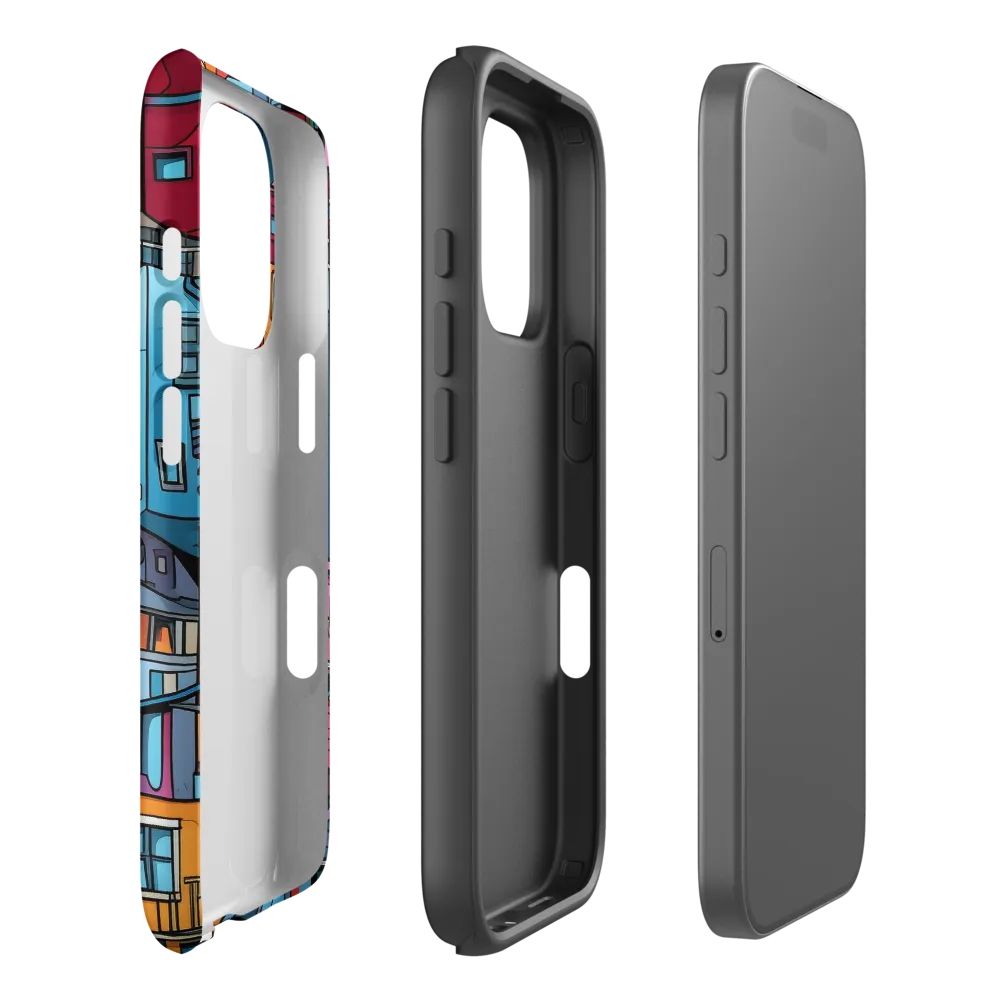 Colorful Cityscape Illustration | Phone Case