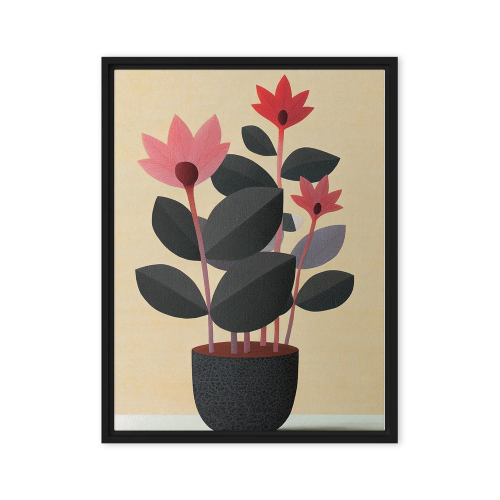 Stylized Potted Flowers | Art Print