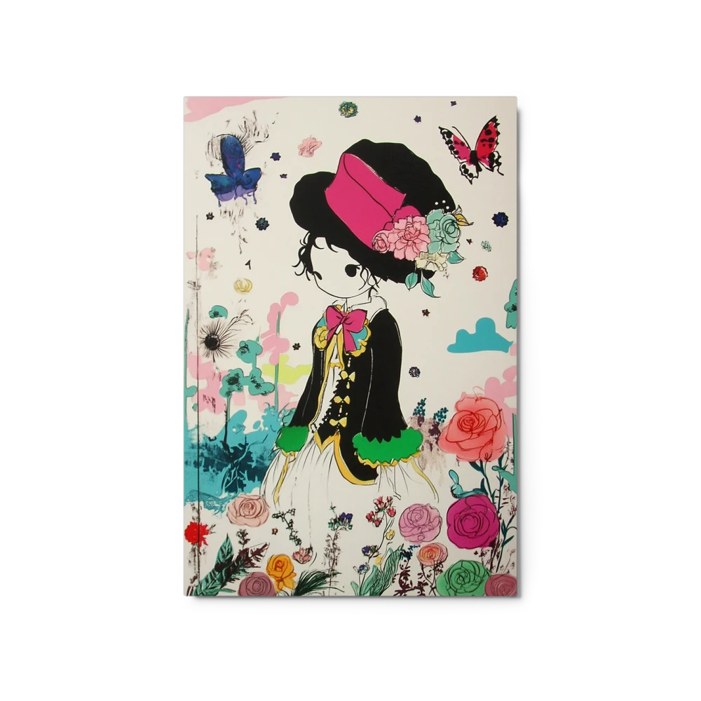 Whimsical Garden Girl | Art Print