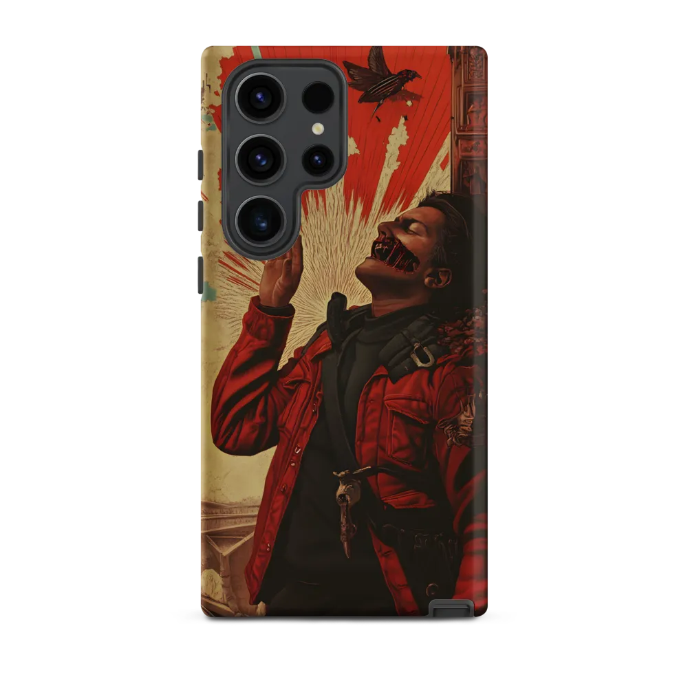 Surreal Digital Portrait of a Man | Phone Case