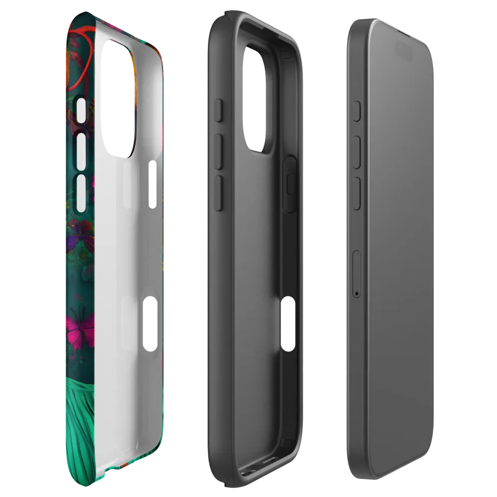 Vibrant Floral Portrait | Phone Case