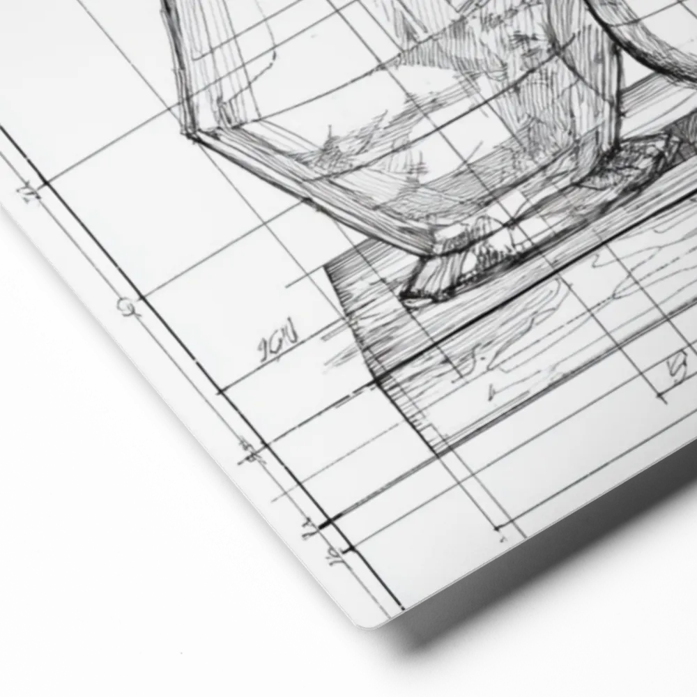 Geometry of Still Life 
 Canvas | 6″x 6″