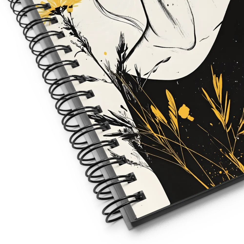 Serene Bloom Portrait 
 Spiral Notebook | 140 pages