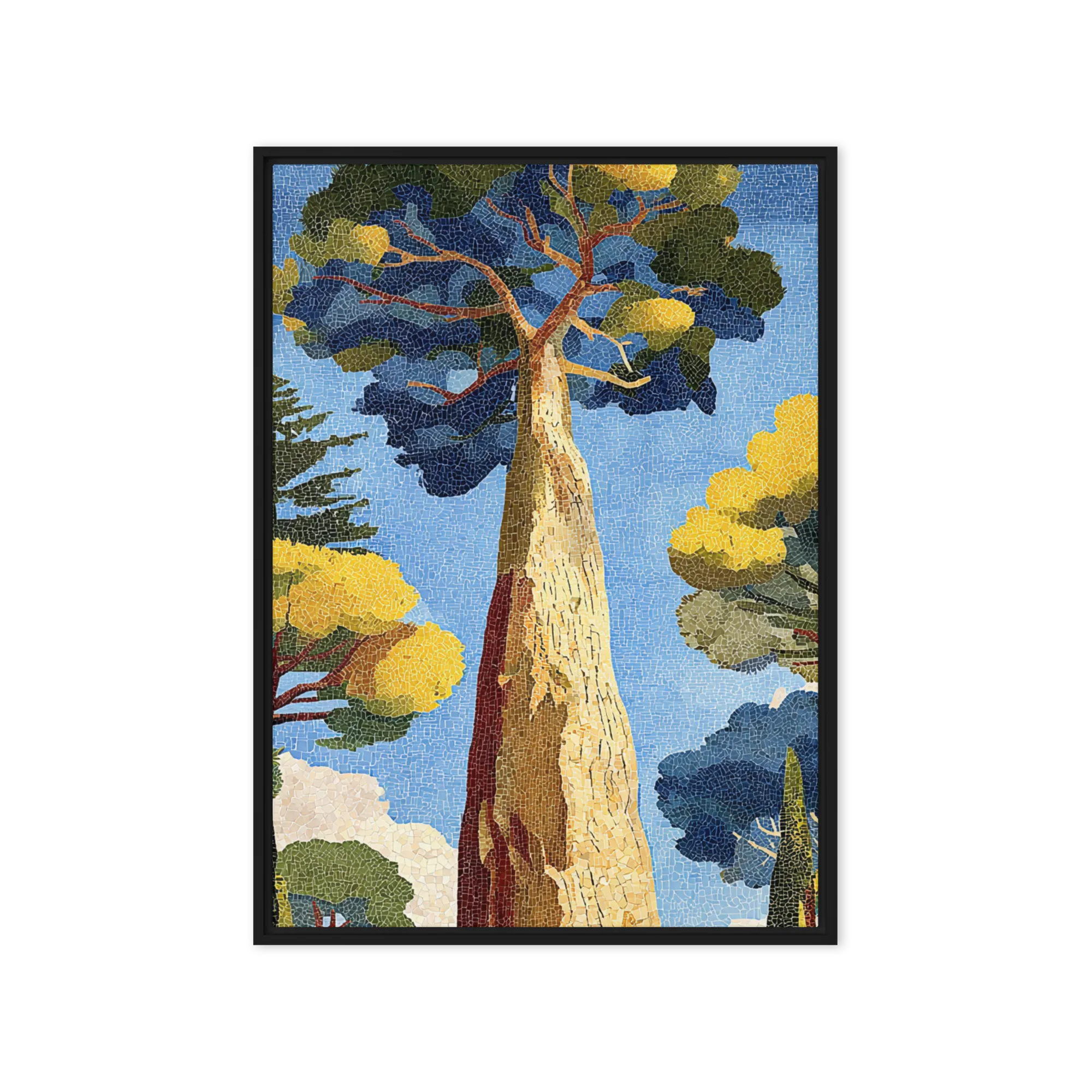 The Mosaic Pine 
 Metal Print | 20″x 30″