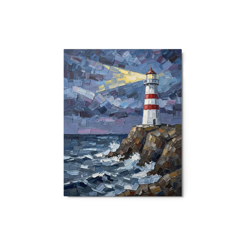 Beacon in the Storm 
 Poster with Red oak Frame | 8″x 10″