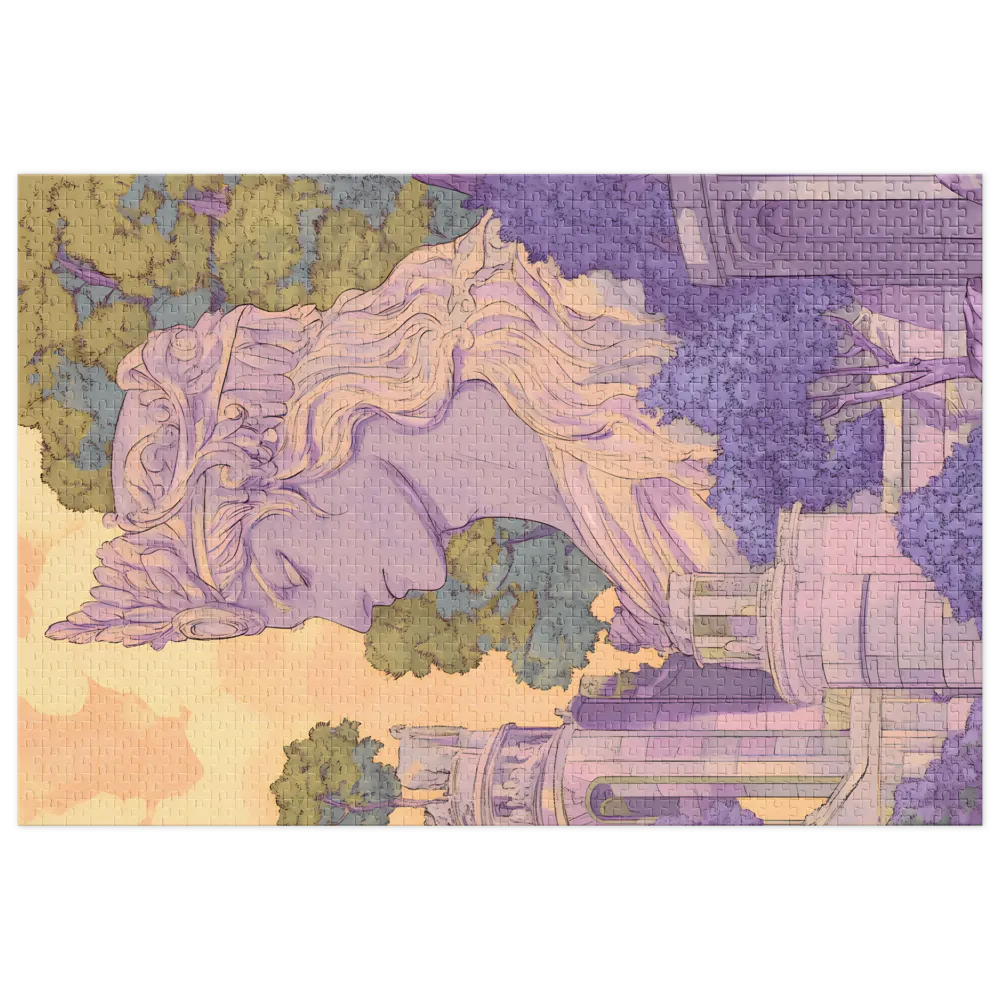 The Dreaming Colossus 
 Jigsaw Puzzle in Tin Box