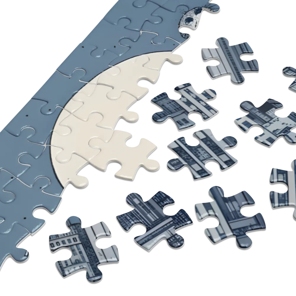 Moonlit Tower Otter | Jigsaw Puzzles