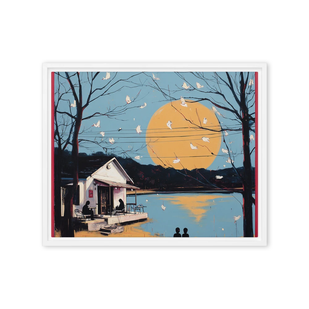 Twilight Lake Serenity | Art Print