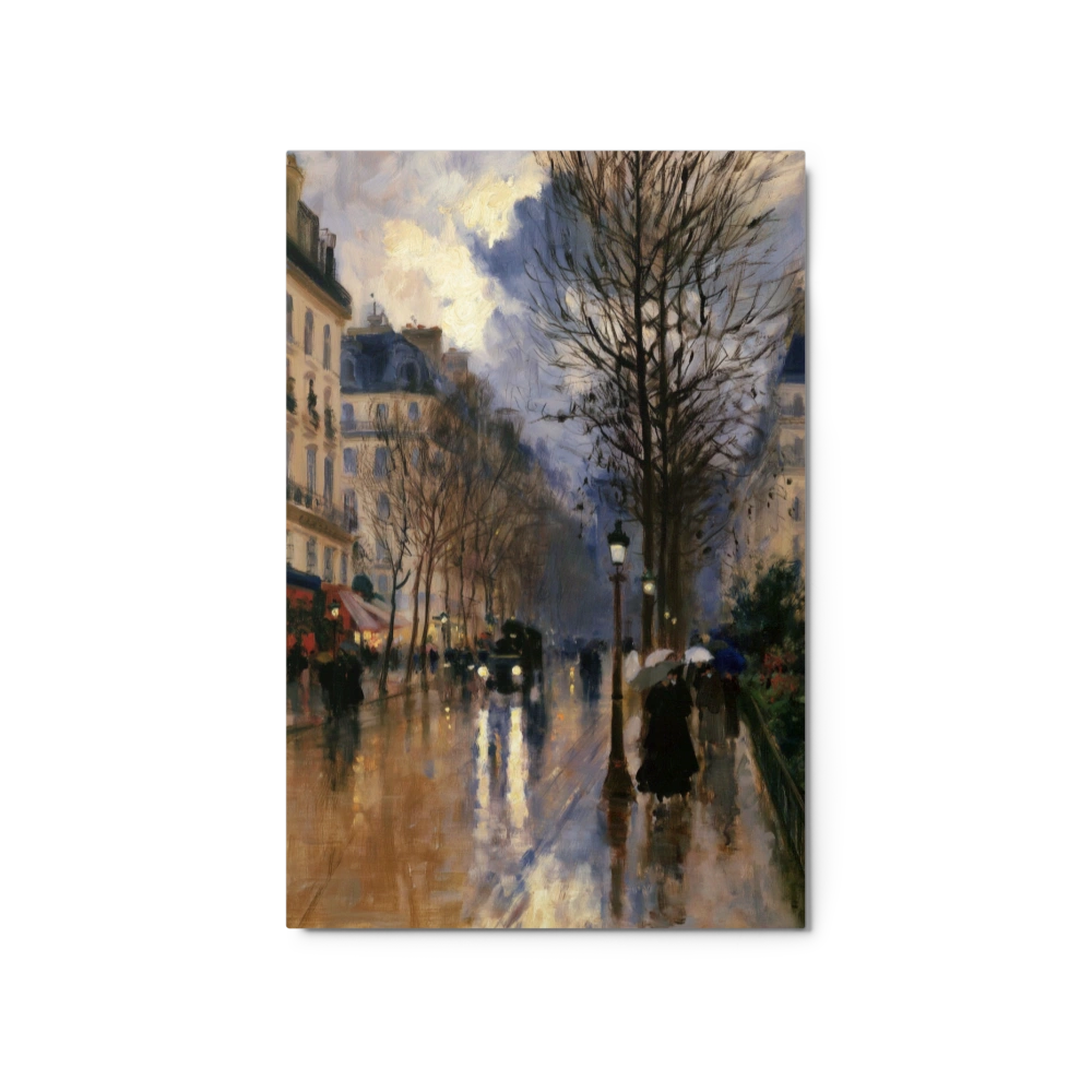 Paris Boulevard in Rain