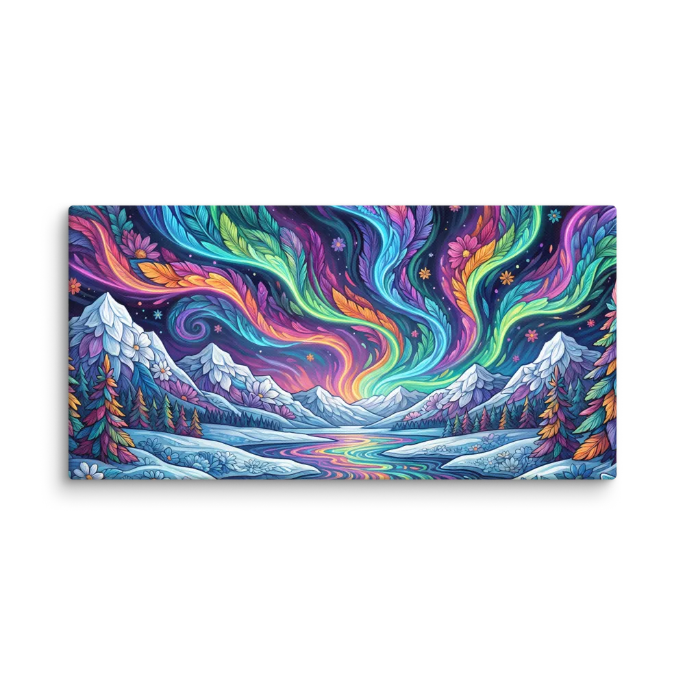 Celestial Dreamscape 
 Canvas | 12″x 24″