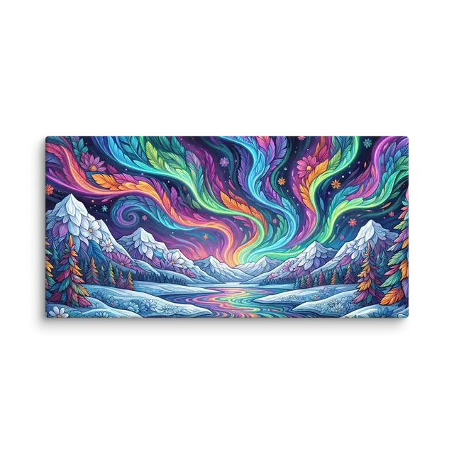 Fantastical Aurora Landscape | Art Print