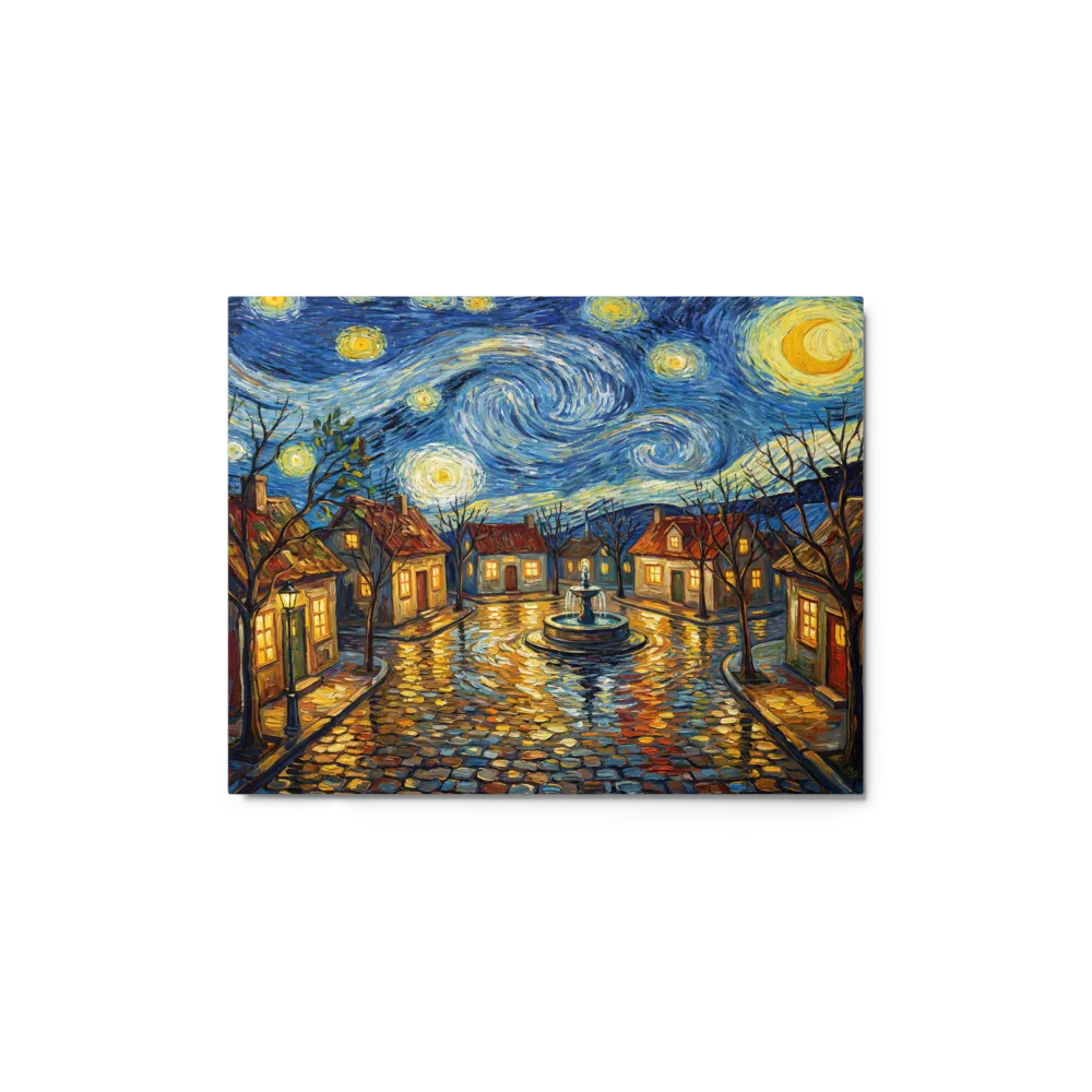 Starry Village Night