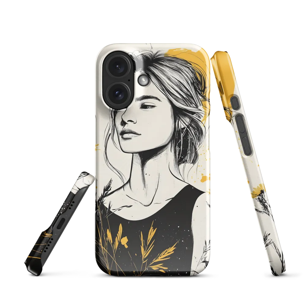 Serene Bloom Portrait 
 iPhone 15 Pro Max | Snap Case