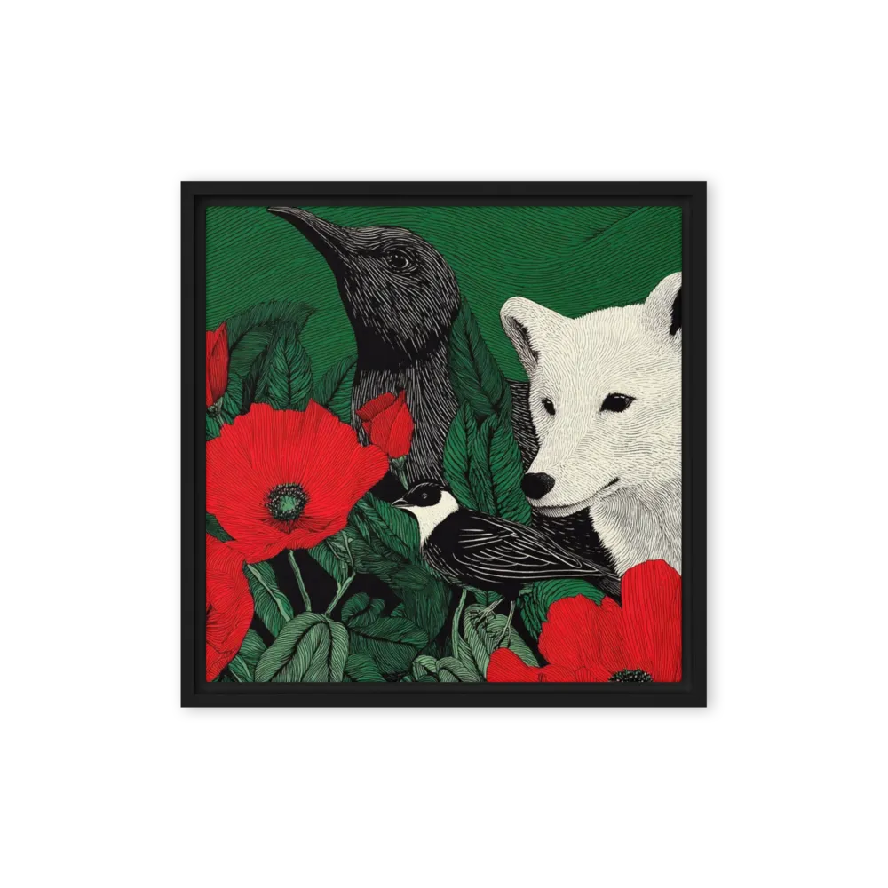 Guardians of the Poppy Field 
 Metal Print | 12″x 12″