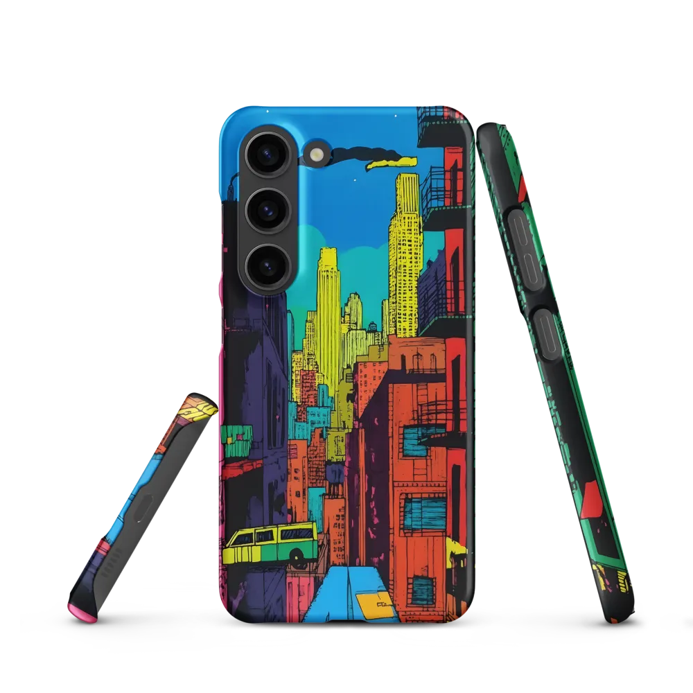 Vibrant Cityscape Illustration | Phone Case