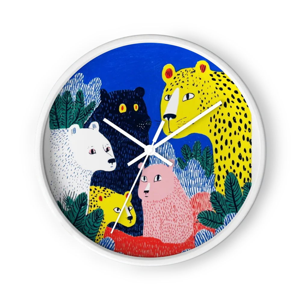 Forest Gathering | Wall Clock