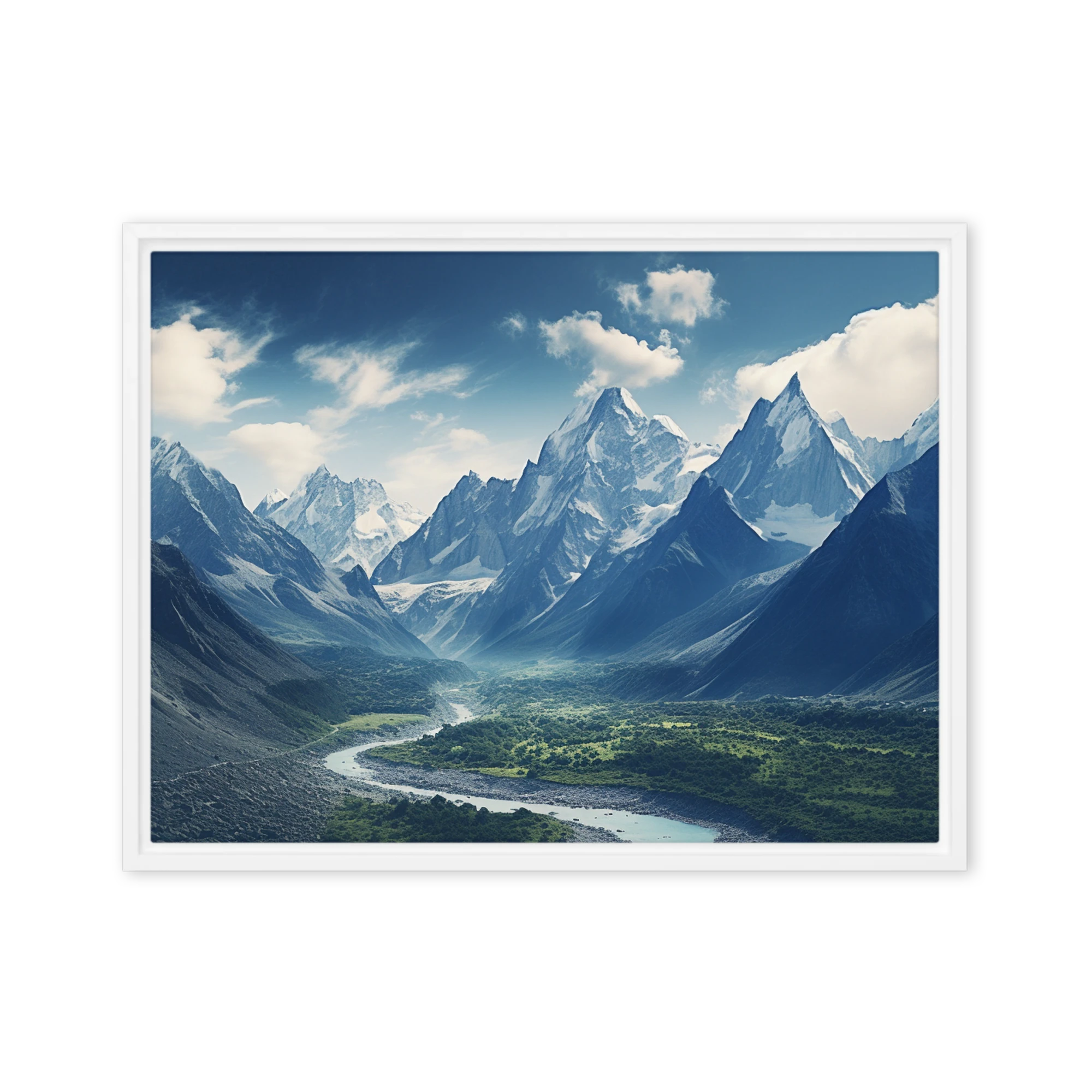 Mountain Landscape with River