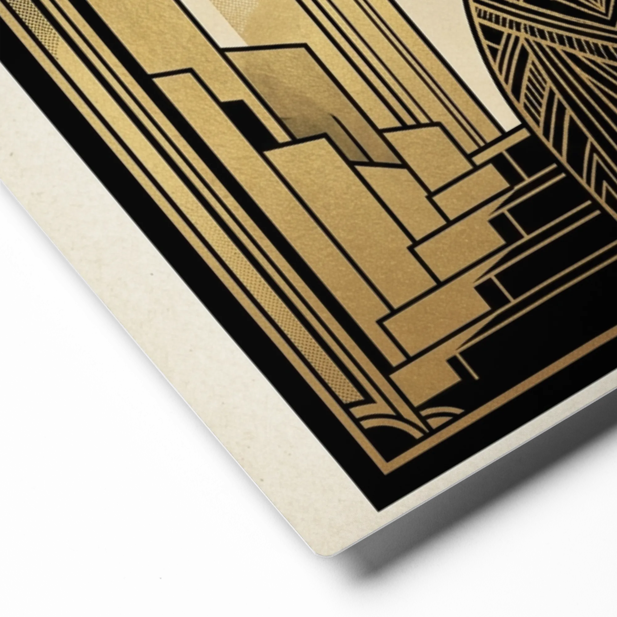 Gatsby Era Elegance 
 Metal Print | 12″x 12″