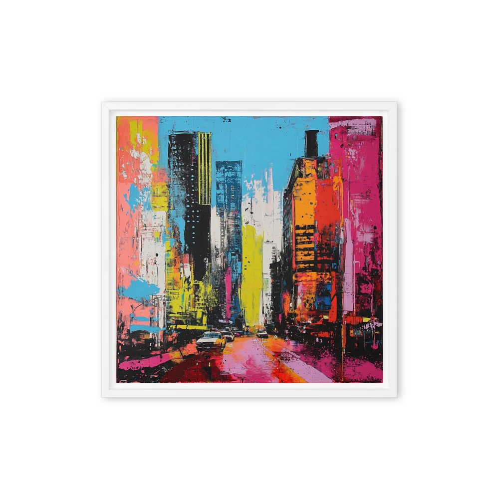 Vibrant Cityscape Urban Scene | Art Print