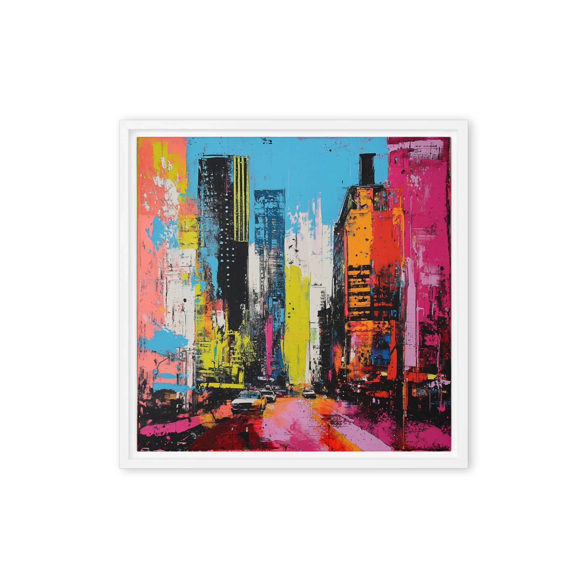Vibrant Cityscape Urban Scene | Art Print