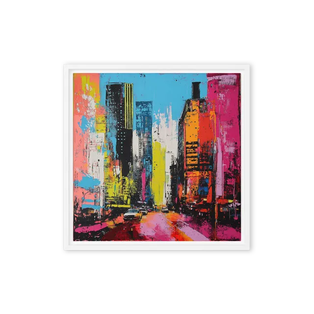 Vibrant Cityscape Urban Scene | Art Print