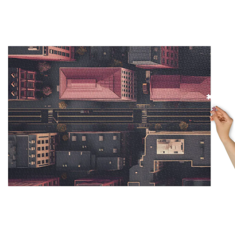 Aerial View of Modern Cityscape | Jigsaw Puzzle (252/520 pieces)