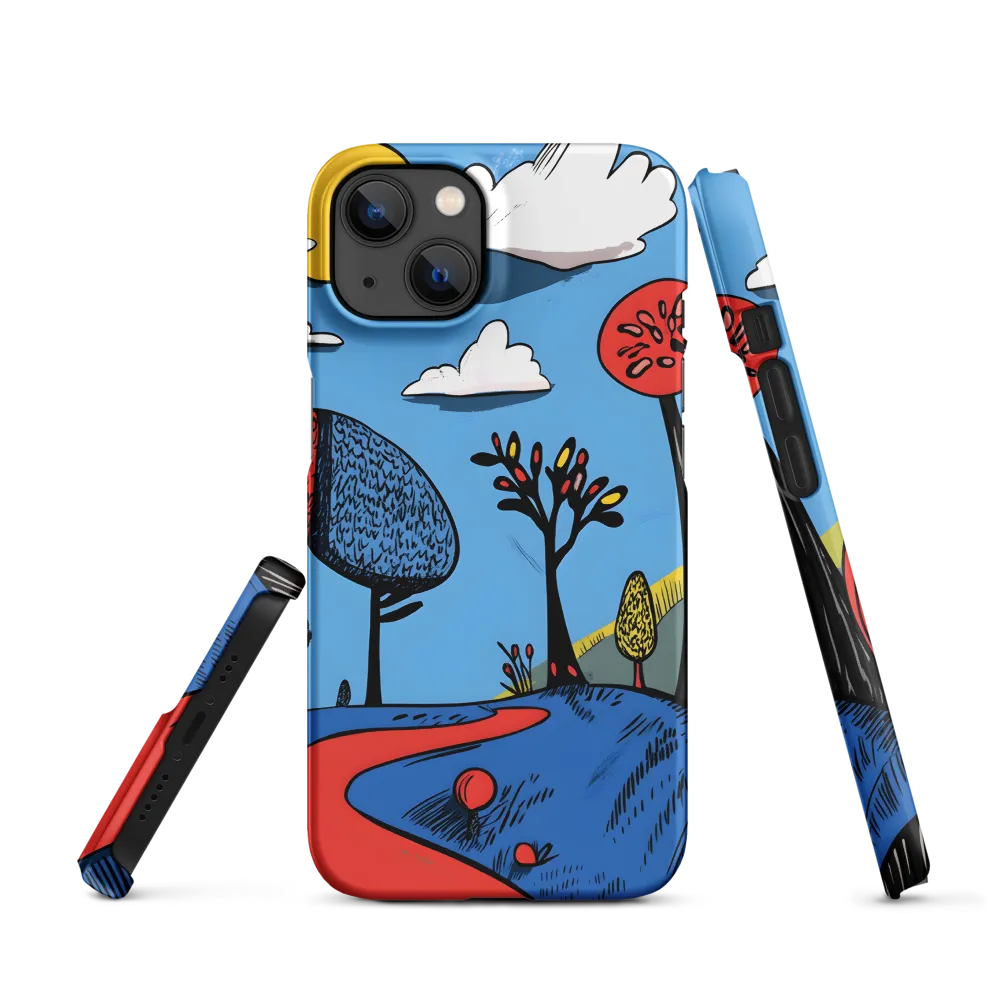 Vibrant Surreal Pathway | Phone Case