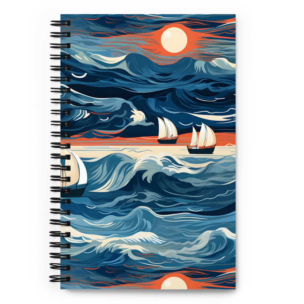 Ocean Whispers: A Voyage at Dusk